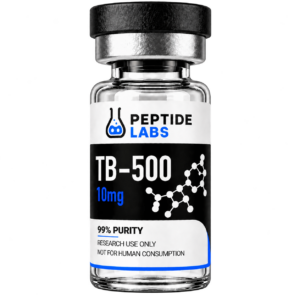 TB-500 10mg vial illustration – PeptideLabs